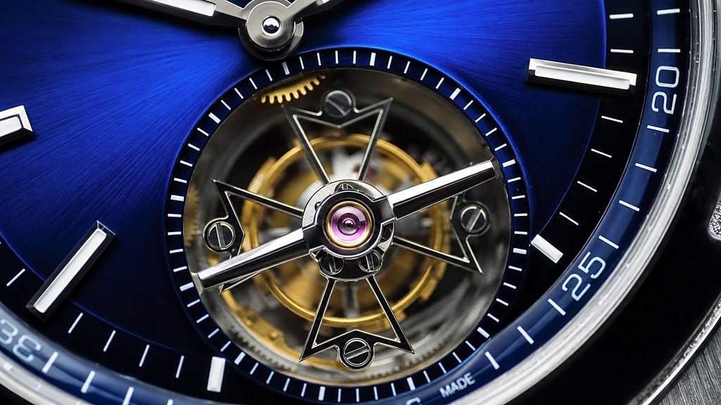 Vacheron Constantin Overseas Tourbillon Stainless Steel / Blue