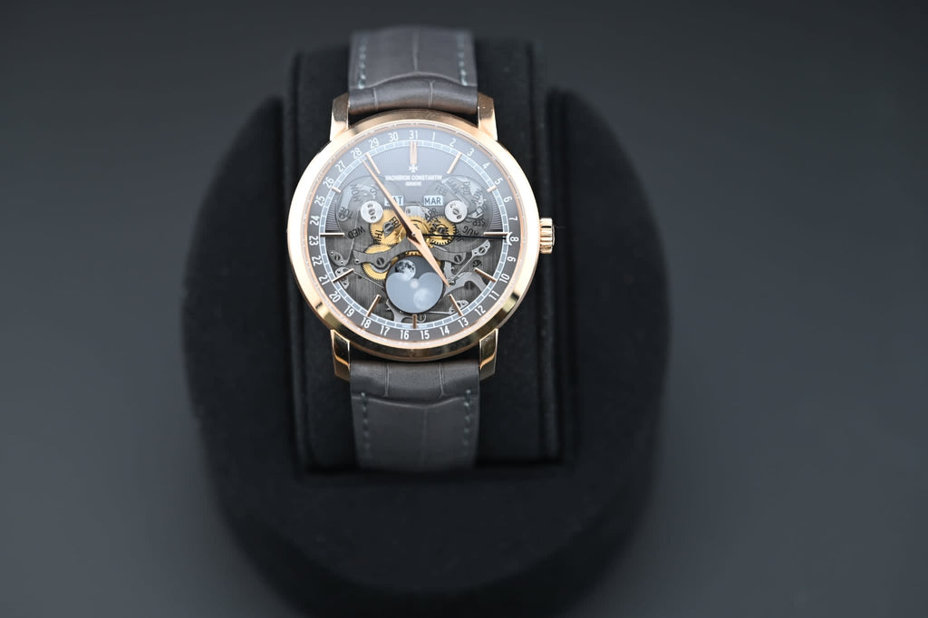 Vacheron Constantin Traditionnelle Complete Calendar Openface Pink Gold 4020T/000R-B654