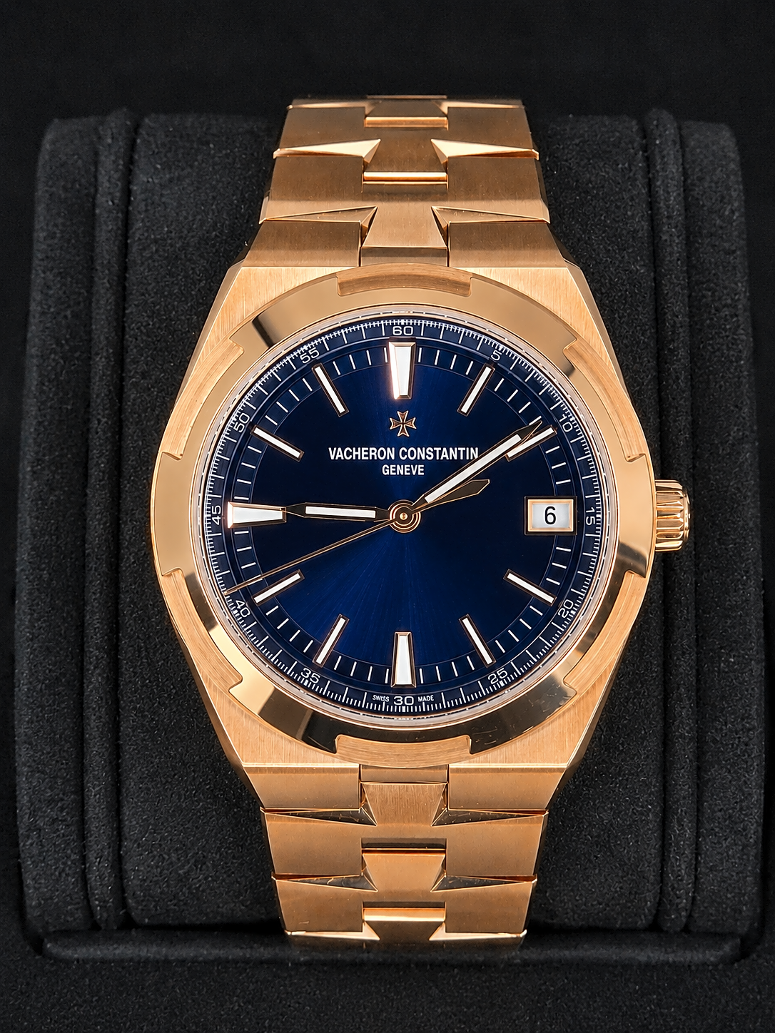 Vacheron Constantin Overseas Date Pink Gold / Blue
