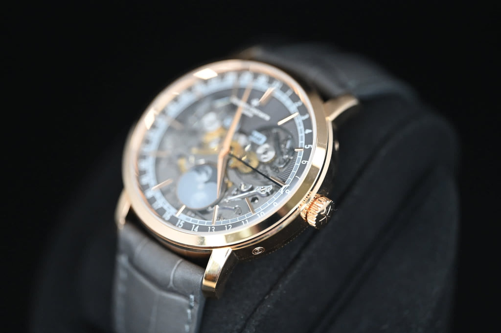 Vacheron Constantin Traditionnelle Complete Calendar Openface Pink Gold 4020T/000R-B654