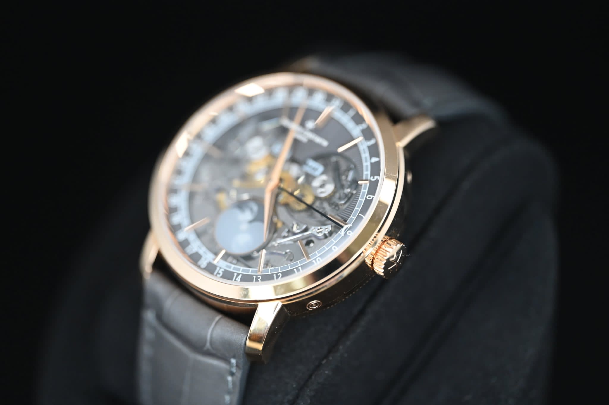 Vacheron Constantin Traditionnelle Complete Calendar Openface Pink Gold 4020T/000R-B654