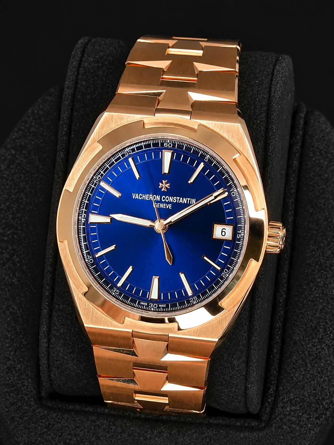 Vacheron Constantin Overseas Date Pink Gold / Blue