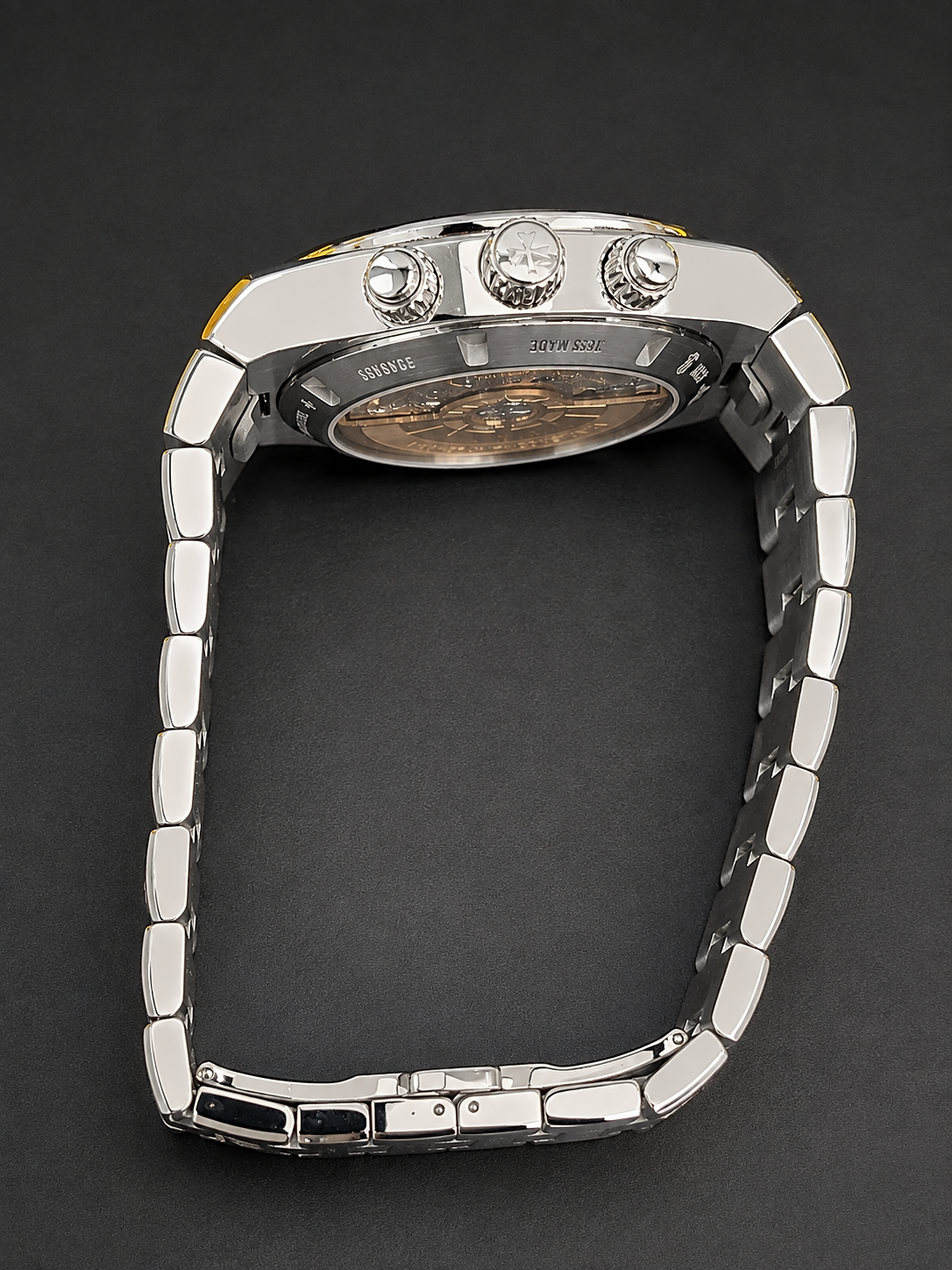Vacheron Constantin Overseas Chronograph Stainless Steel / Blue