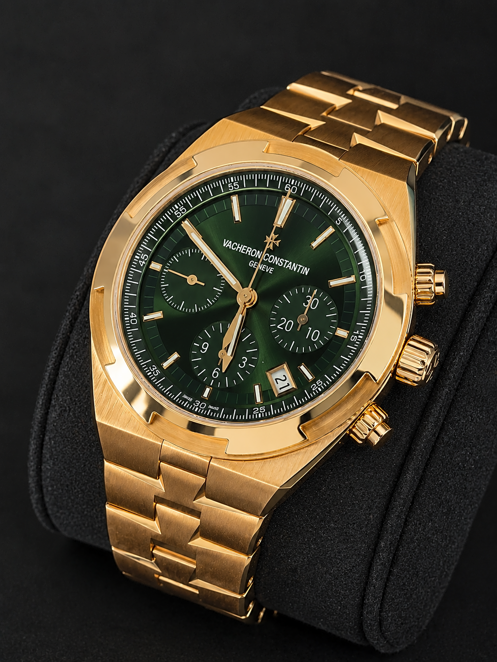 Vacheron Constantin Overseas Chronograph Pink Gold / Green