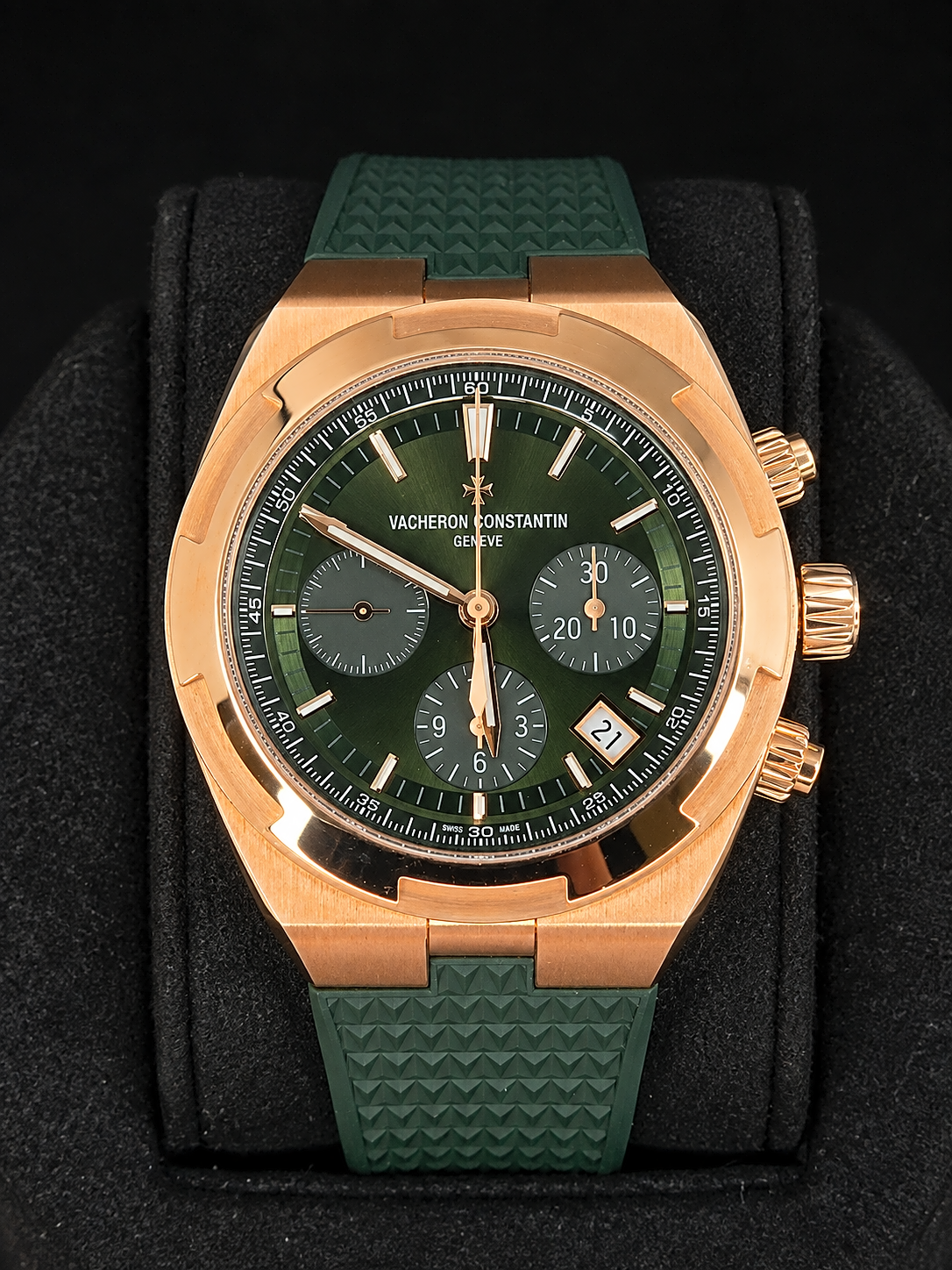 Vacheron Constantin Overseas Chronograph Pink Gold / Green