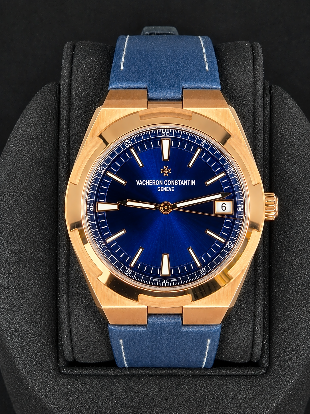 Vacheron Constantin Overseas Date Pink Gold / Blue