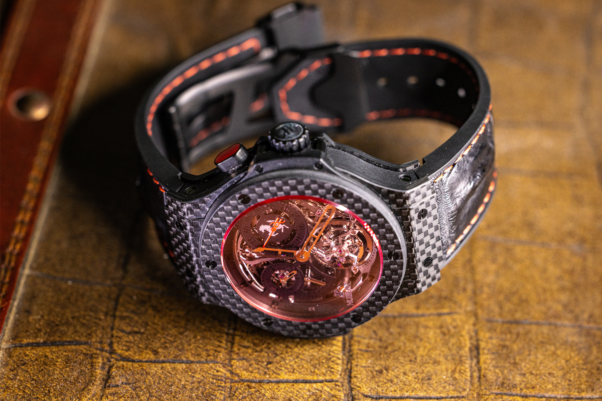 Hublot Big Bang Chrono Tourbillon Ferrari (20th Anniv. of Ferrari in China) 308.QX.1110.HR.SCF11