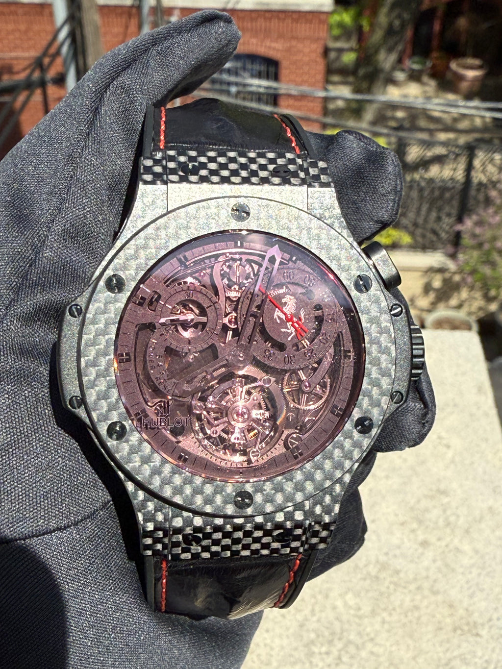 Hublot Big Bang Chrono Tourbillon Ferrari (20th Anniv. of Ferrari in China) 308.QX.1110.HR.SCF11