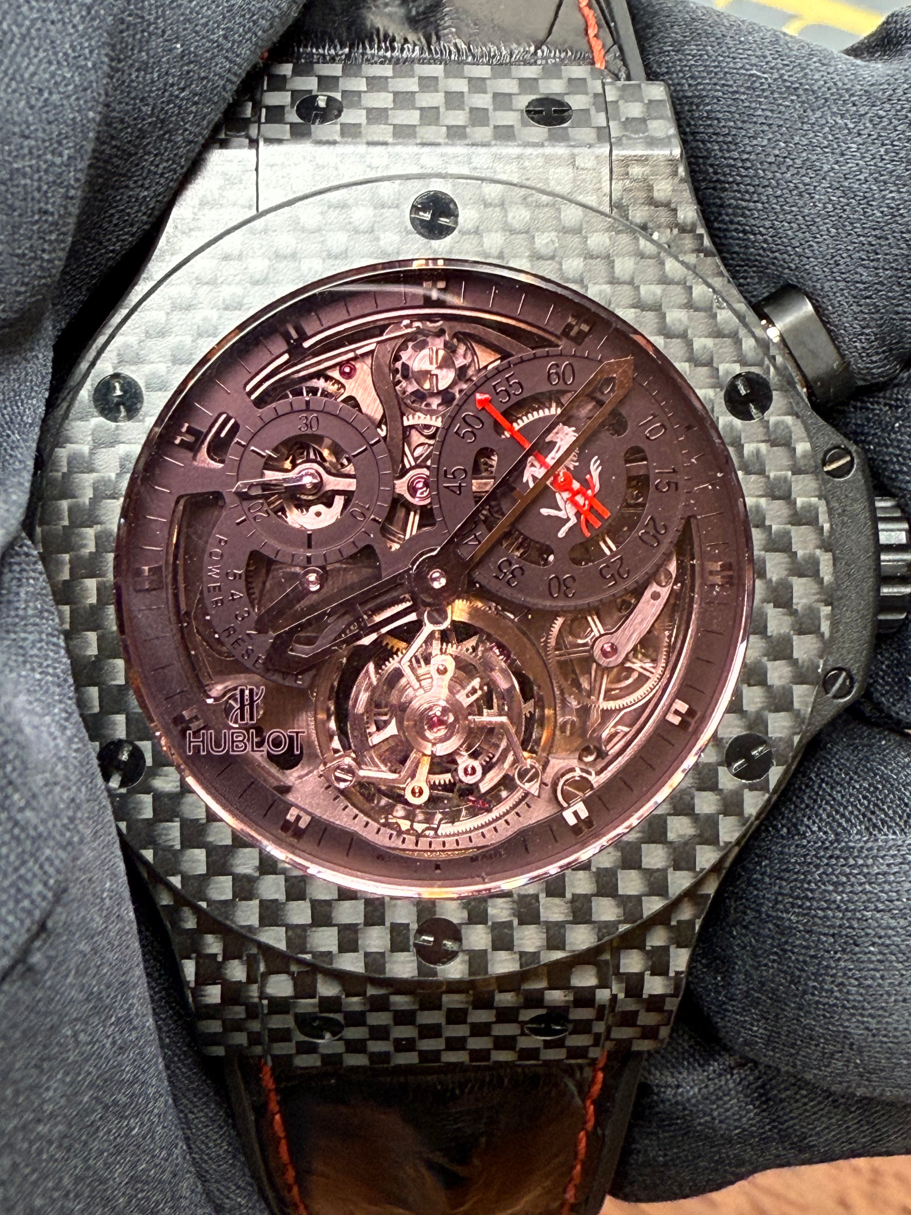 Hublot Big Bang Chrono Tourbillon Ferrari (20th Anniv. of Ferrari in China) 308.QX.1110.HR.SCF11