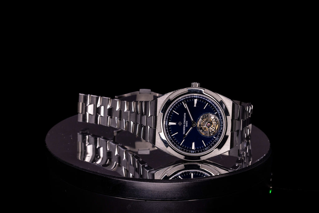 Vacheron Constantin Overseas Tourbillon Stainless Steel / Blue 6000V/110A-B544