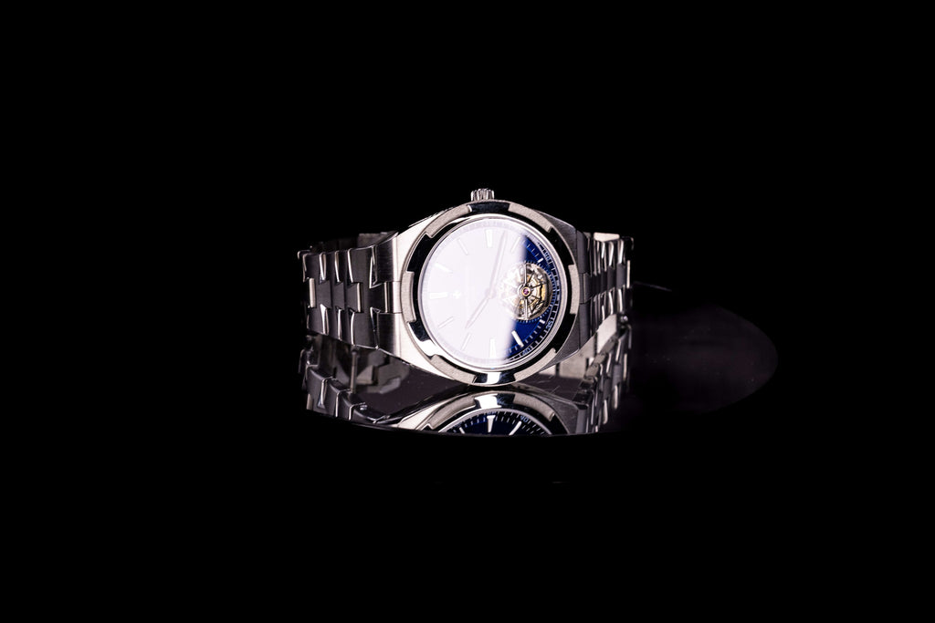 Vacheron Constantin Overseas Tourbillon Stainless Steel / Blue 6000V/110A-B544