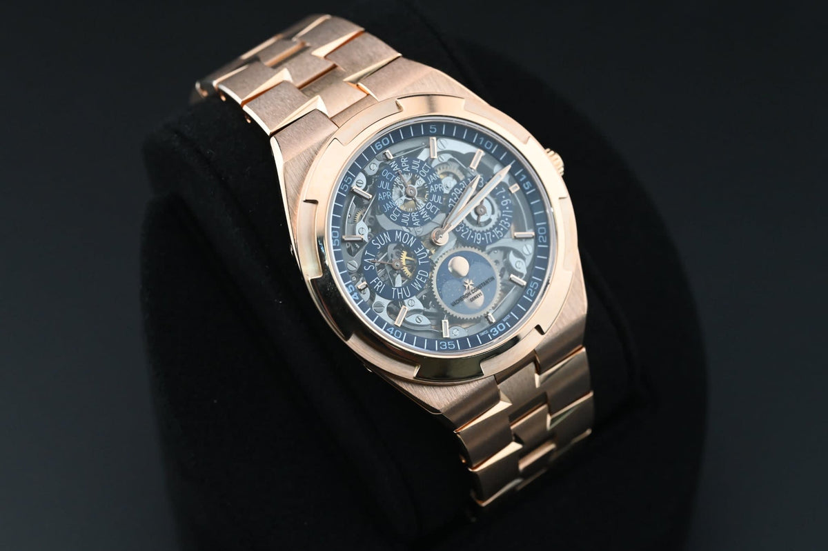 Vacheron Constantin Overseas Ultra-Thin Perpetual Calendar Pink Gold / Skeleton / Bracelet 4300V/220R-B642