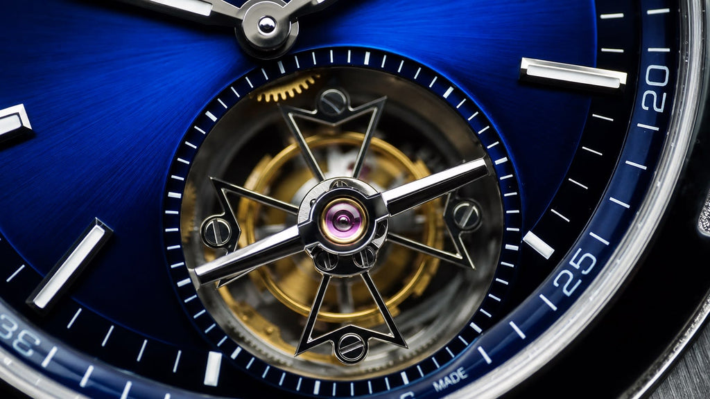 Vacheron Constantin Overseas Tourbillon Stainless Steel / Blue