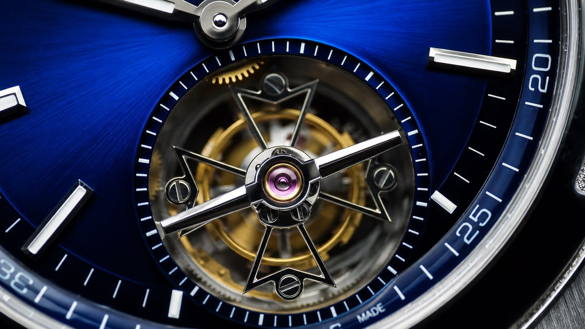 Vacheron Constantin Overseas Tourbillon Stainless Steel / Blue