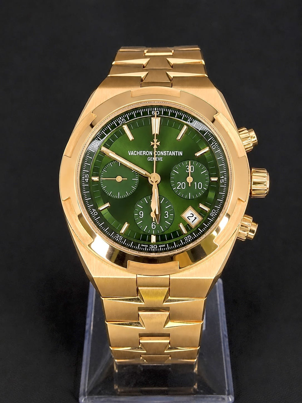 Vacheron Constantin Overseas Chronograph Pink Gold / Green
