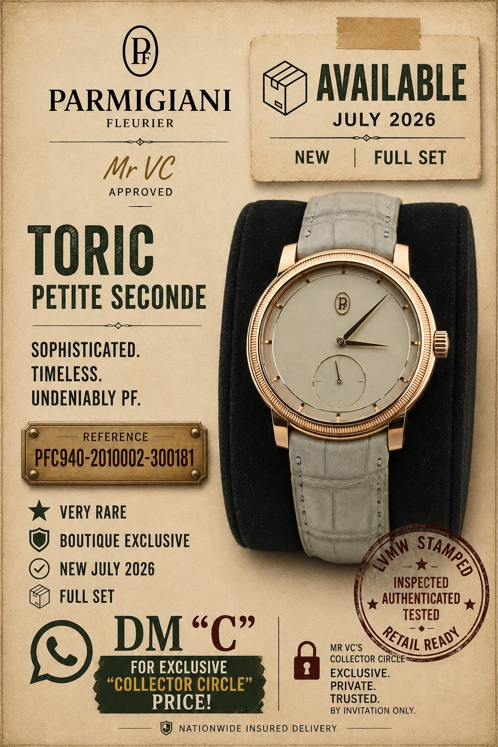 Parmigiani Fleurier TORIC PETITE SECONDE PFC940-2010002-300181
