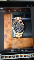 Vacheron Constantin Overseas Ultra-Thin Perpetual Calendar Pink Gold / Skeleton / Bracelet 4300V/220R-B642