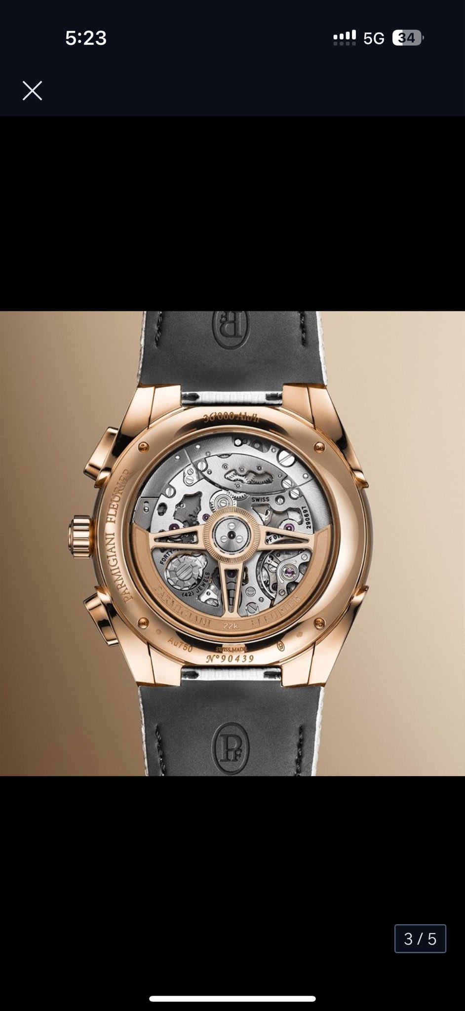 Parmigiani Fleurier PF Sport Chronograph Rose Gold