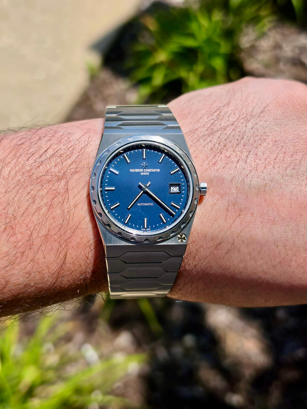 Vacheron Constantin Historiques 222 Stainless Steel / Blue