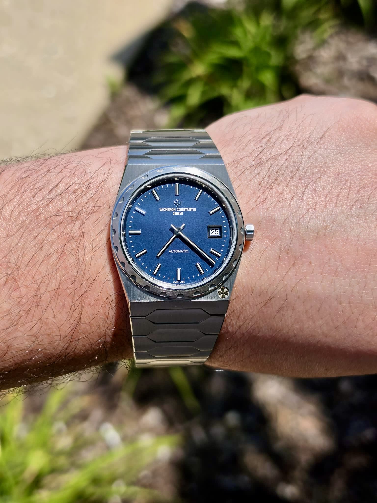 Vacheron Constantin Historiques 222 Stainless Steel / Blue