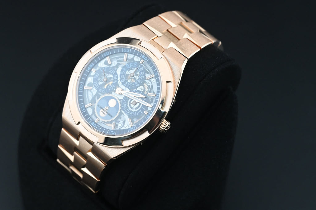 Vacheron Constantin Overseas Ultra-Thin Perpetual Calendar Pink Gold / Skeleton / Bracelet 4300V/220R-B642