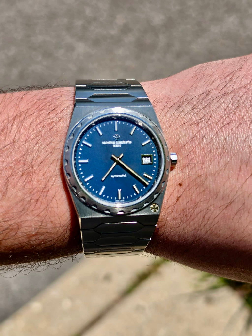 Vacheron Constantin Historiques 222 Stainless Steel / Blue