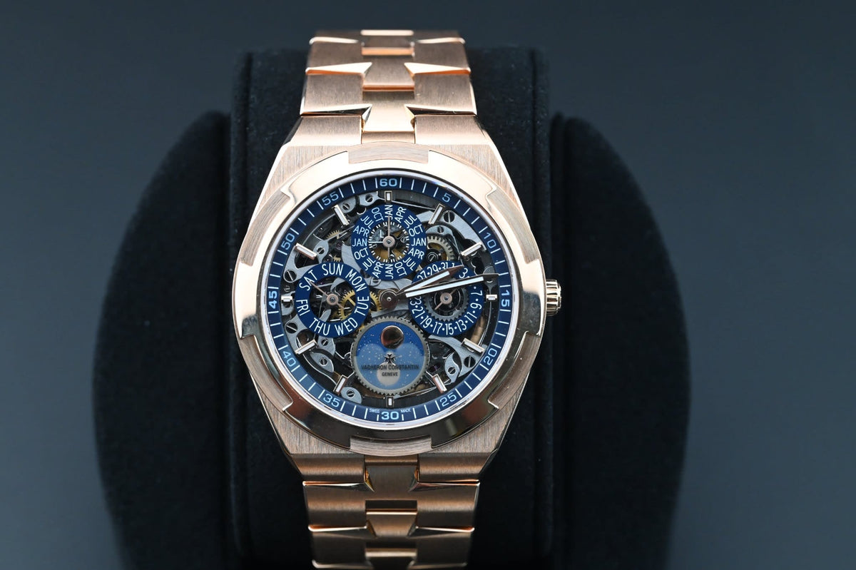 Vacheron Constantin Overseas Ultra-Thin Perpetual Calendar Pink Gold / Skeleton / Bracelet 4300V/220R-B642