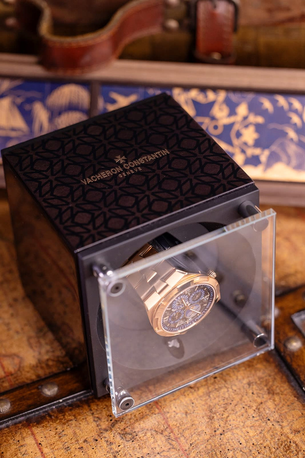 Vacheron Constantin Overseas Ultra-Thin Perpetual Calendar Pink Gold / Skeleton / Bracelet