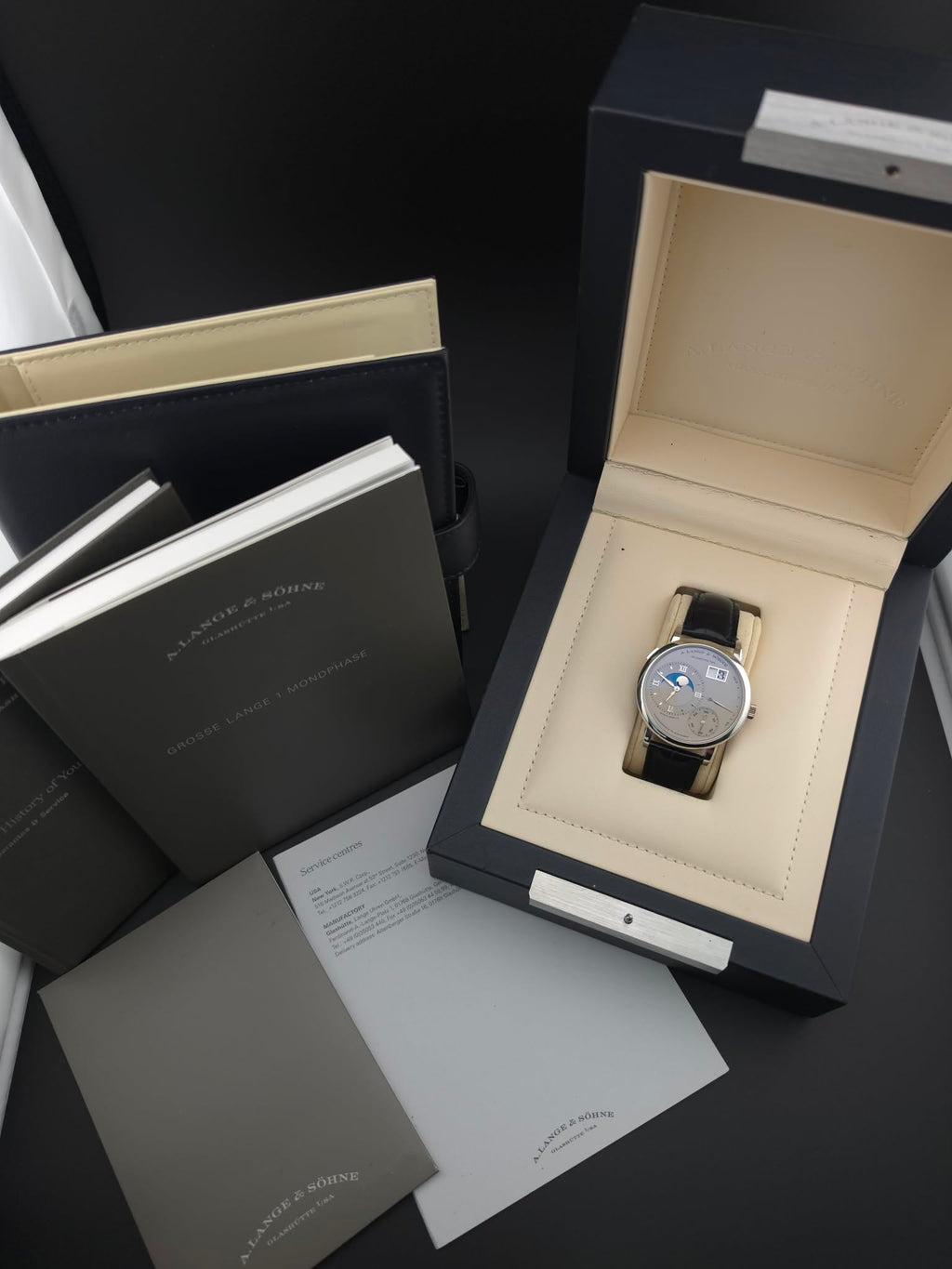 A. Lange & Söhne Lange 1 Grand Lange 1 Moonphase Platinum / Silver 139.025