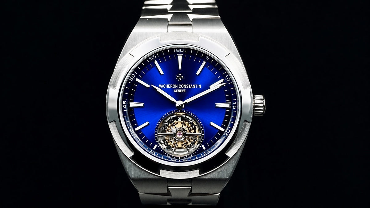 Vacheron Constantin Overseas Tourbillon Stainless Steel / Blue