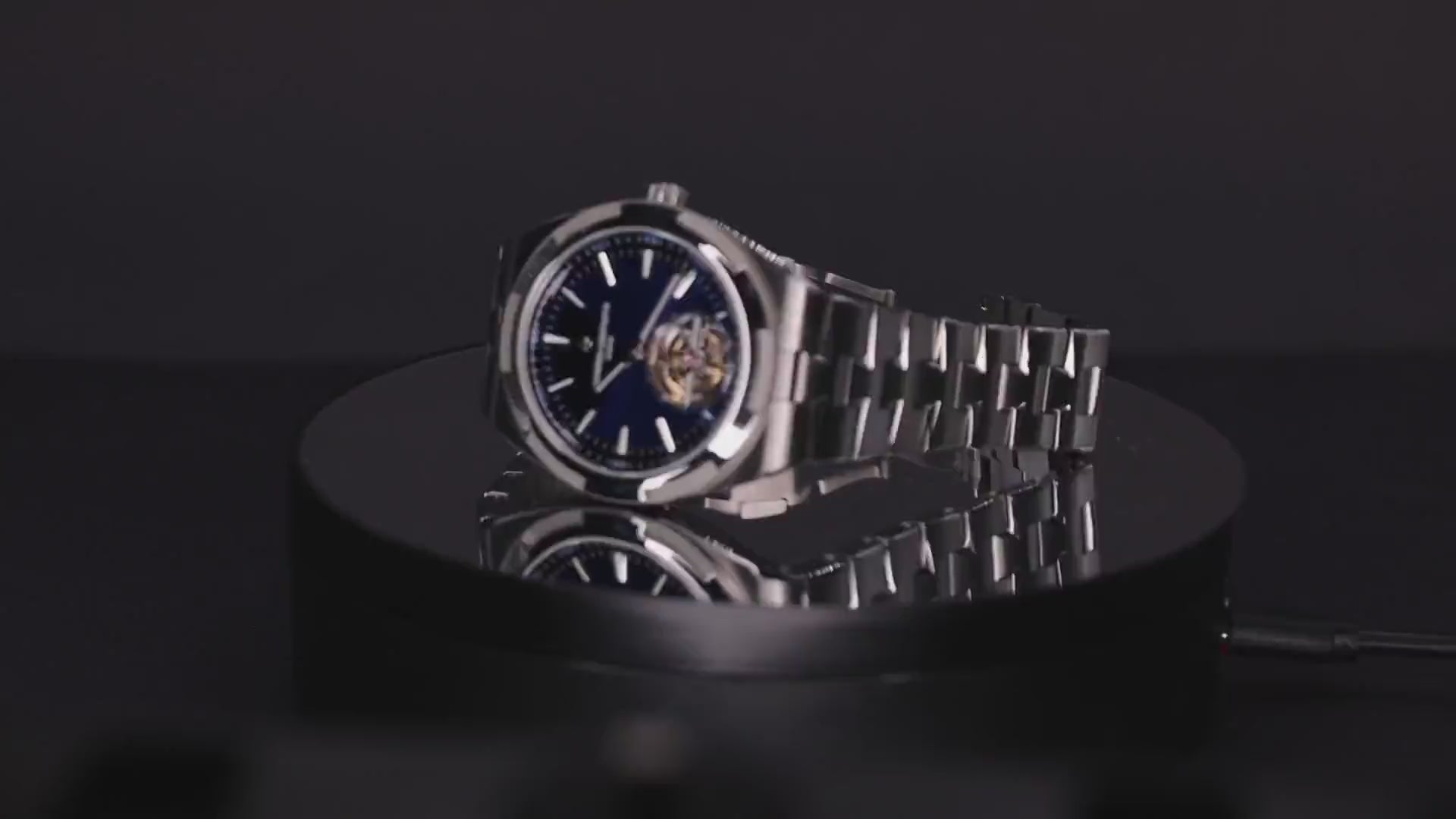 Vacheron Constantin Overseas Tourbillon Stainless Steel / Blue 6000V/110A-B544