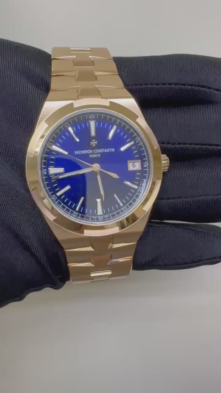 Vacheron Constantin Overseas Date Pink Gold / Blue 4520V/210R-B705