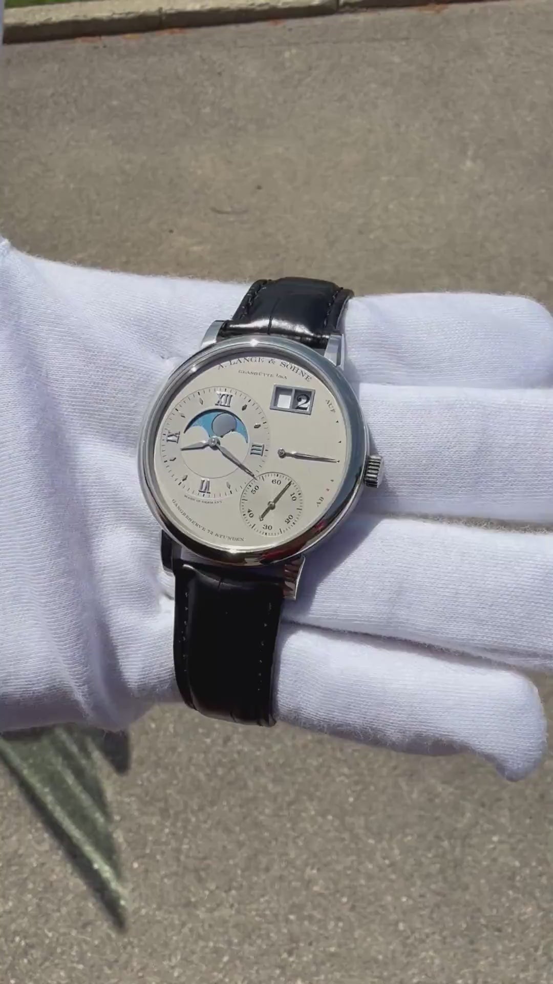 A. Lange & Söhne Lange 1 Grand Lange 1 Moonphase Platinum / Silver 139.025