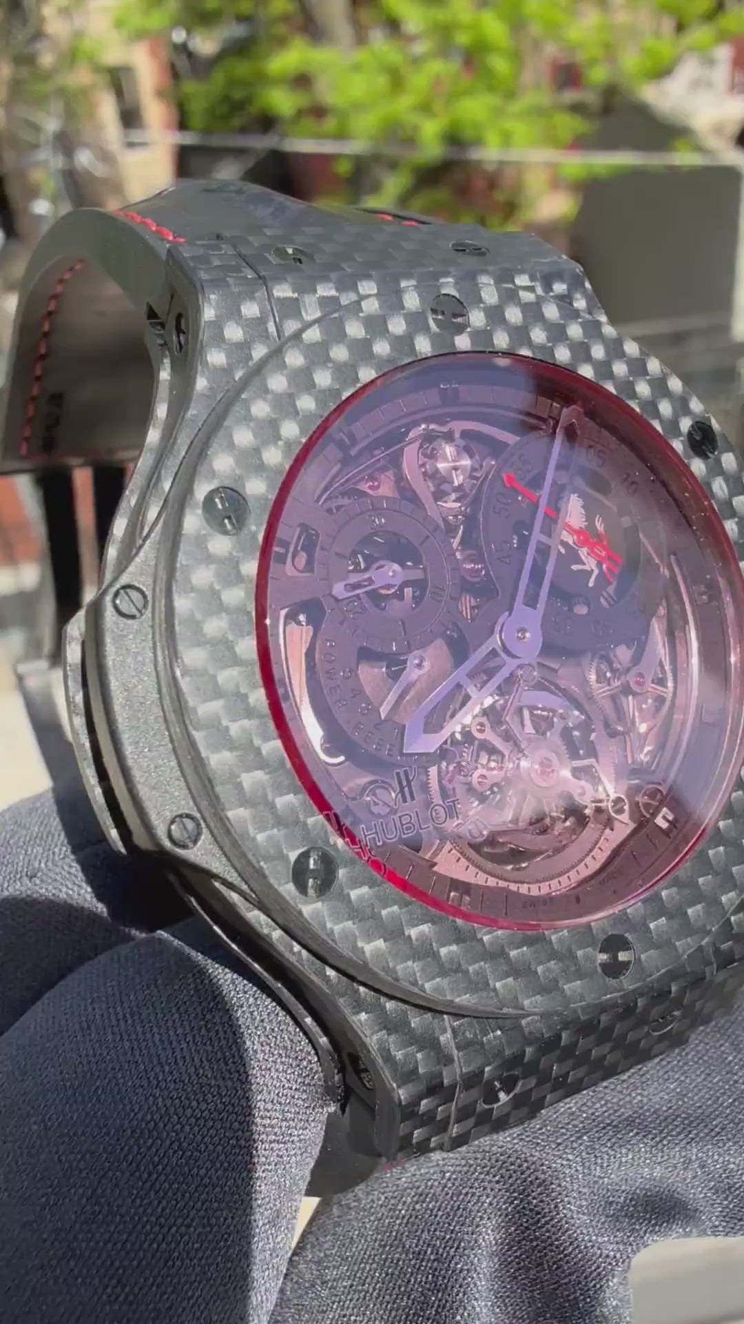 Hublot Big Bang Chrono Tourbillon Ferrari (20th Anniv. of Ferrari in China) 308.QX.1110.HR.SCF11
