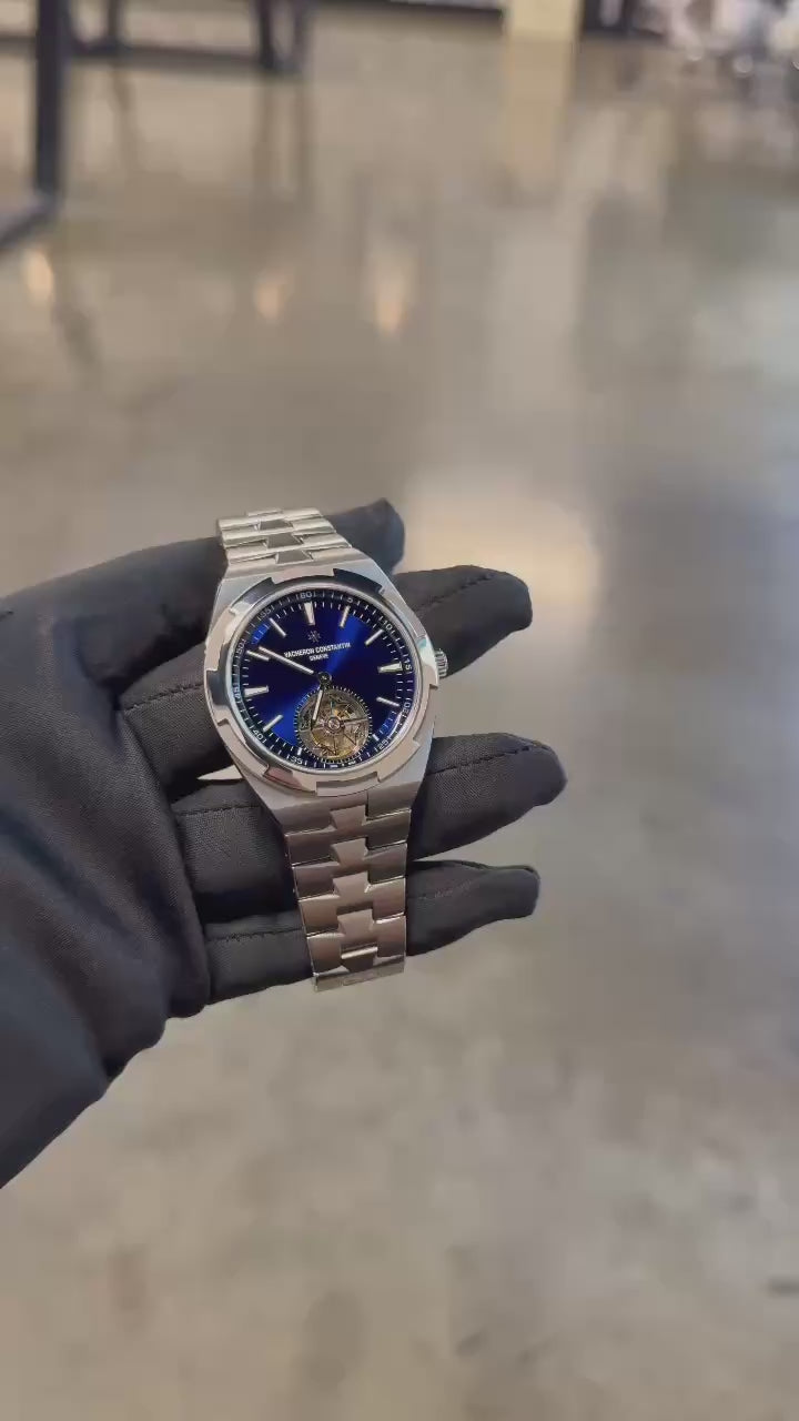 Vacheron Constantin Overseas TourbillonTitanium / Blue 6000V/210T-H032