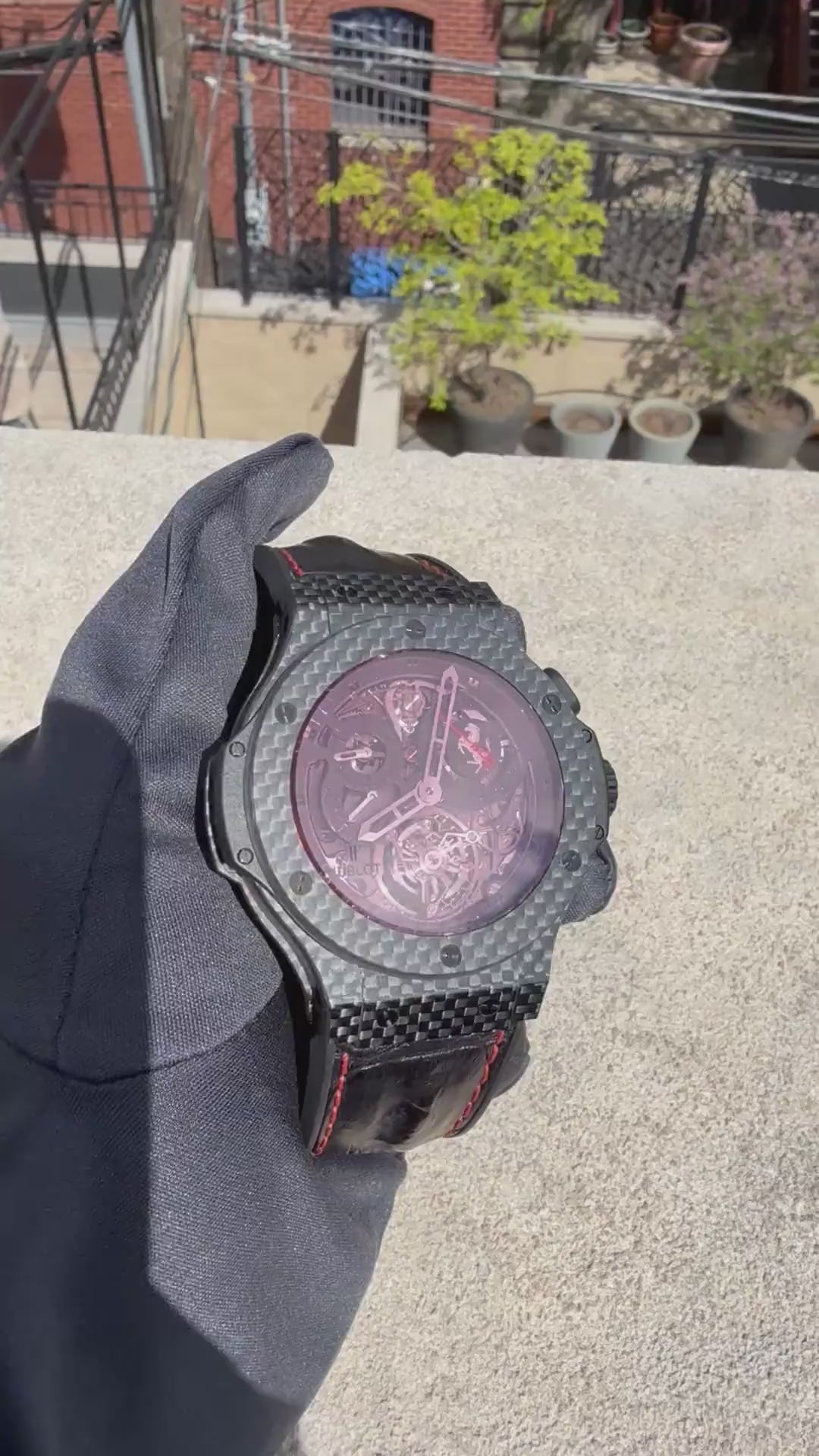 Hublot Big Bang Chrono Tourbillon Ferrari (20th Anniv. of Ferrari in China) 308.QX.1110.HR.SCF11
