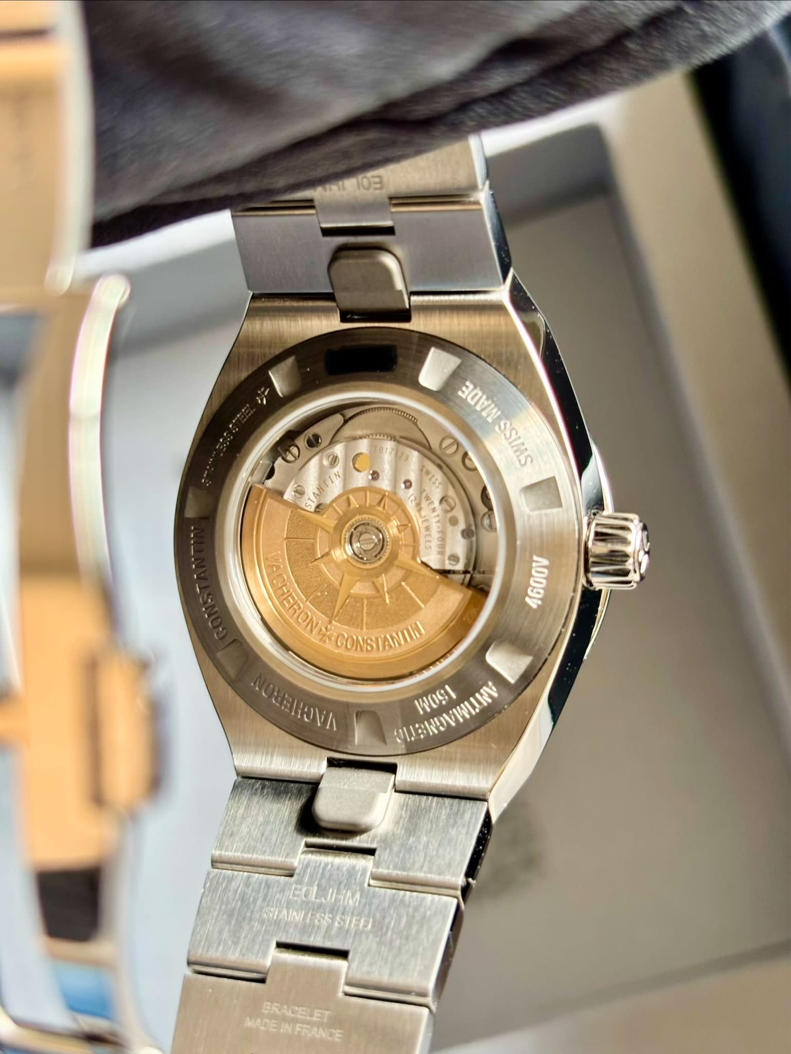 Vacheron Constantin Overseas Automatic 35 Stainless Steel / Blue / Bracelet