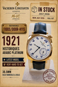 Vacheron Constantin 1921 Historiques