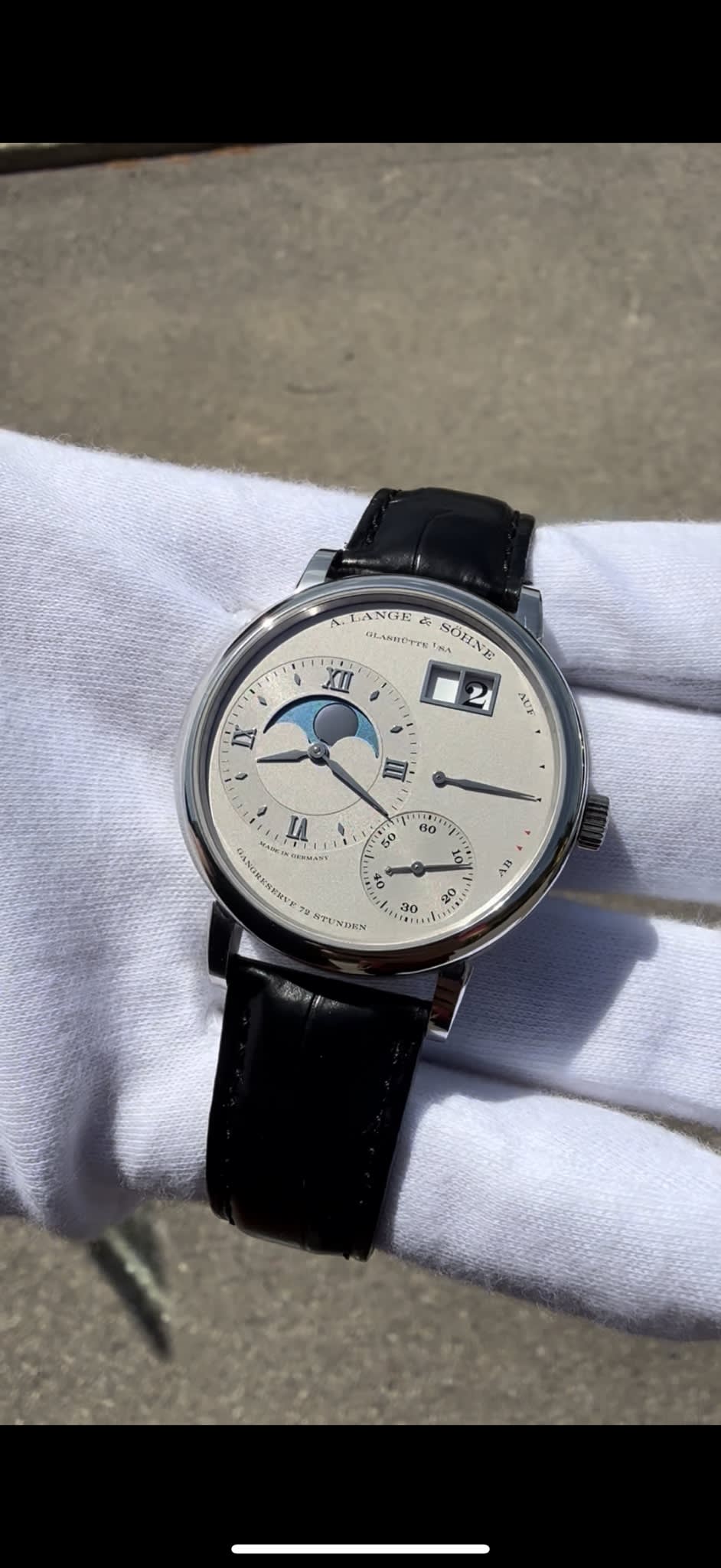 A. Lange & Söhne Lange 1 Grand Lange 1 Moonphase Platinum / Silver 139.025